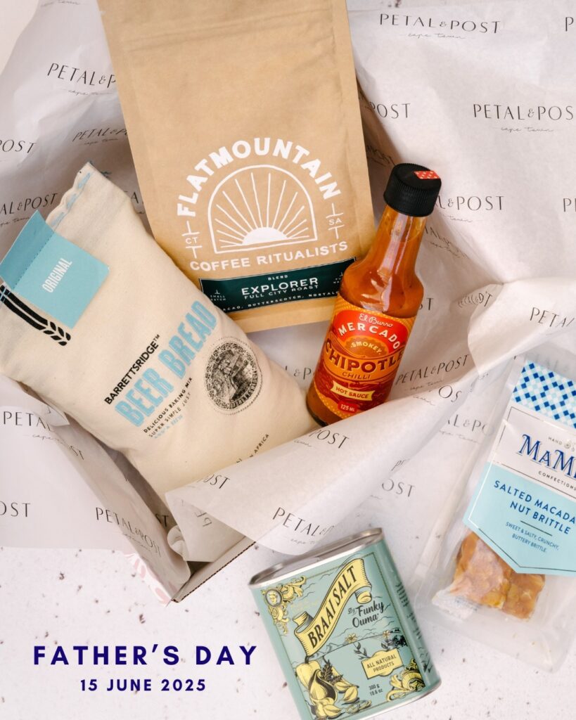 Men's gift set curated for dad by Petal & Post