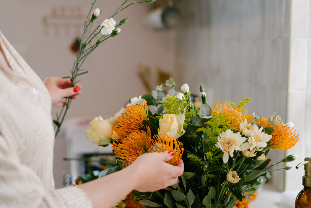 Arranging fresh flowers like a florist at home with Petal & Post tips