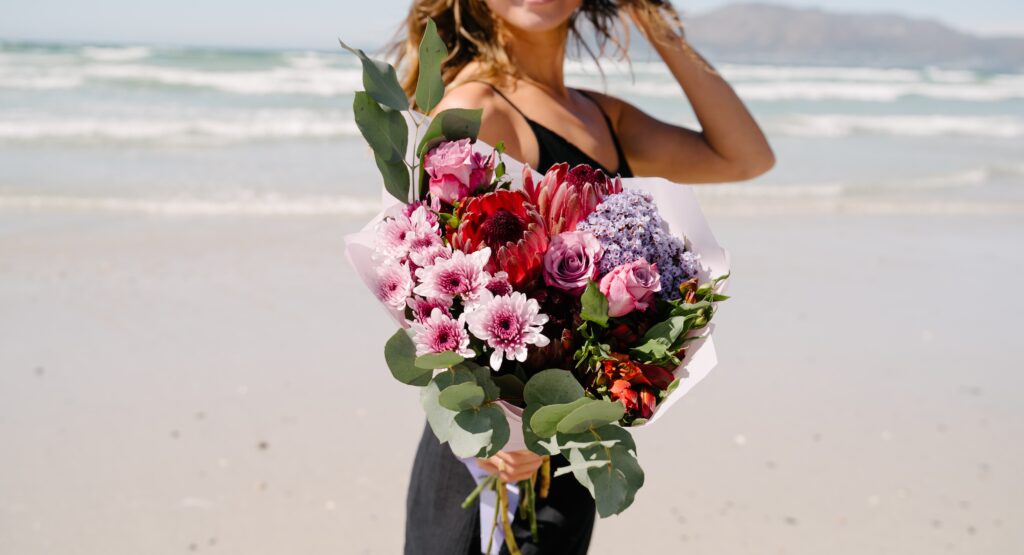 Valentine's Day flowers and gift arranged for delivery by Petal & Post