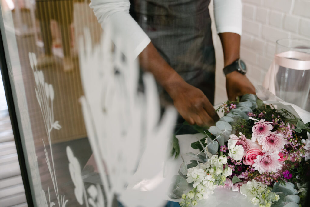 Petal & Post florists at work in the Joburg studio