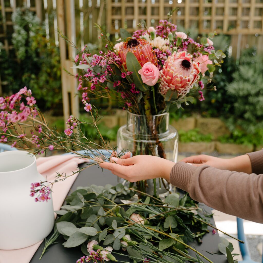 Behind the scenes with the Petal & Post florist team