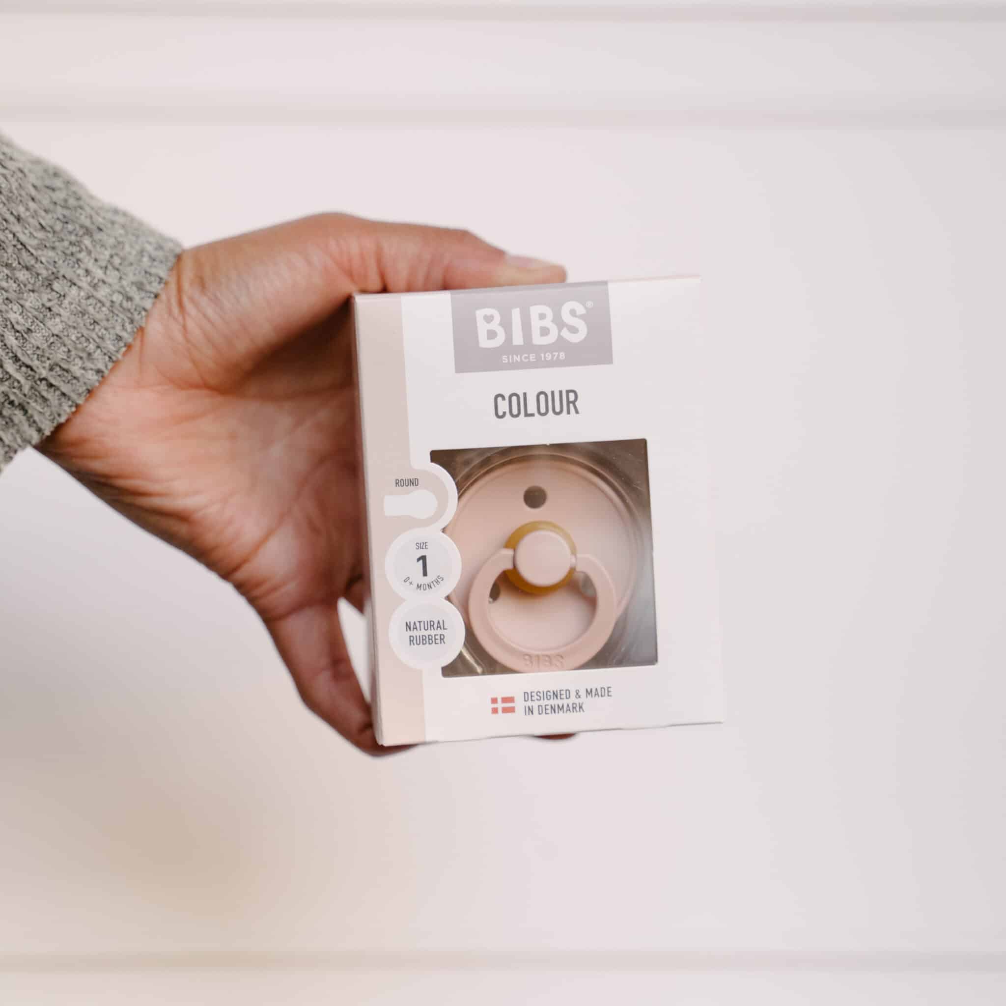 BIBS Latex Pacifier – Blush