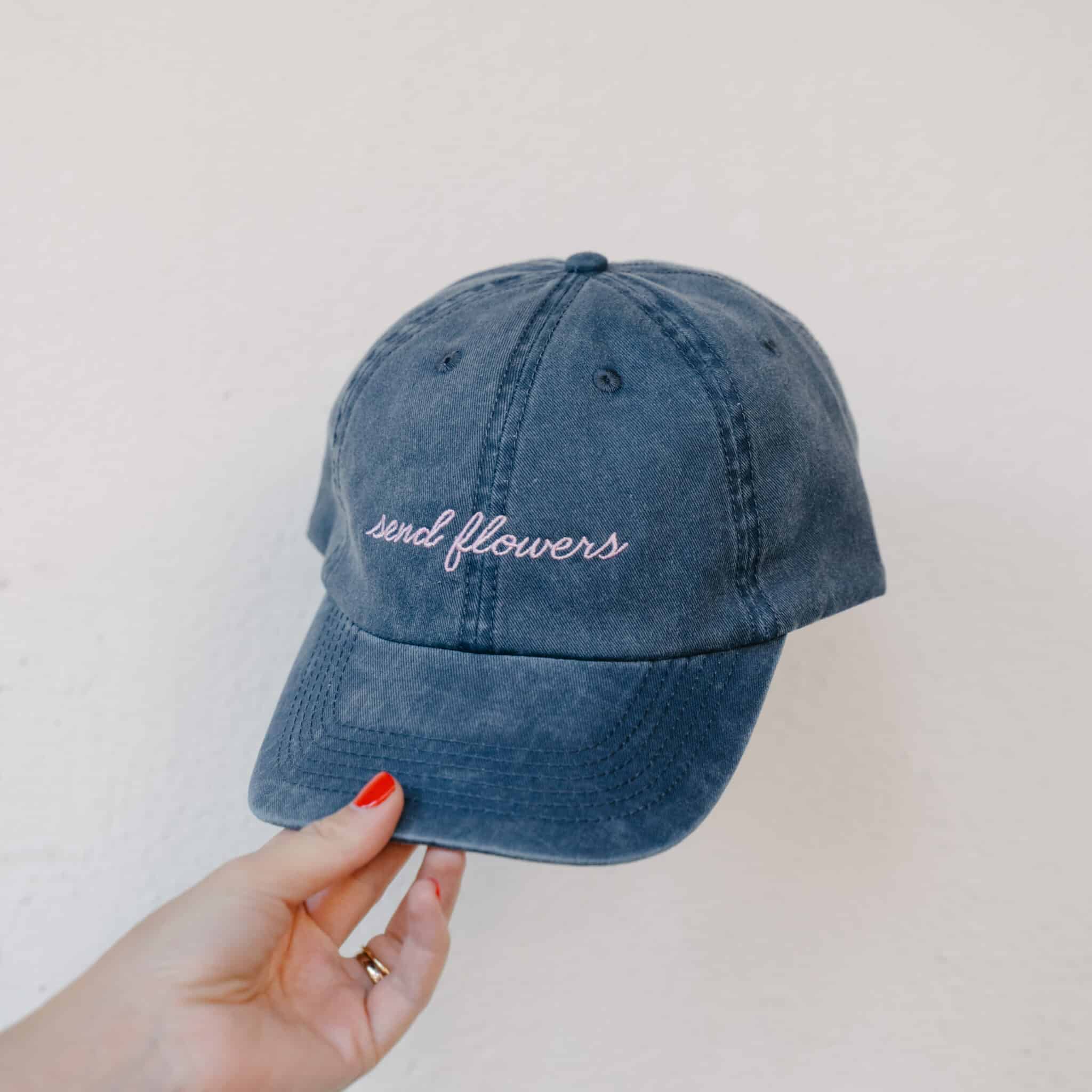 Send Flowers Cap – Navy Blue